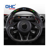 Volant intelligent en fibre de carbone LED pour Mclaren 720 570 720s 540c 600lt 12c Volant en carbone Moteurs Ohc