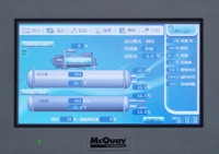 Yüksek Verimli Tek Vidalı Soğutucu 1224KW R134a Su Soğutmalı Ticari HVAC Endüstriyel Merkezi Ünite