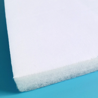 Filtre de plafond en coton synthétique pour cabine de peinture, fourniture directe d'usine, média filtrant pour toit de cabine de pulvérisation de peinture