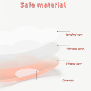 Couvre-tétons adhésifs réutilisables en Silicone Invisible pour femmes, soutien-gorge sans mamelon pour robe - Product Image 4