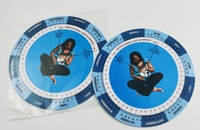 Calculatrice de roue d'obstétrique en plastique personnalisable Tableau des dates de naissance de gestation pour date d'échéance Disque de grossesse pour utilisation à l'hôpital/clinique