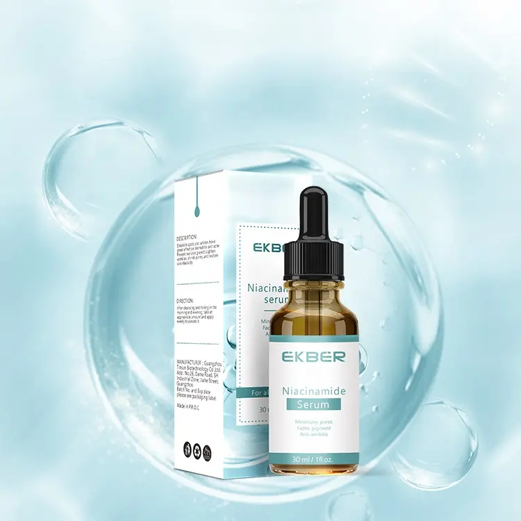 Aanpassen Logo Hyaluronzuur Hydraterende Glow Azelaïnezuur Facial Serum Met Niacinamide Dauw Druppels Niacinamide 10% Serum