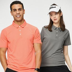 Camicia da uomo a manica corta da uomo e donna 2023 estate nuova tinta unita t-Shirt casual LULU corta t-Top - Product Image 3