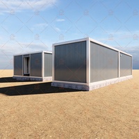 Vente en gros de maisons préfabriquées personnalisées à montage rapide de 20 pieds 40 pieds Facile à transporter Conteneur plat Maison de chantier pour bureaux pour l'Arabie saoudite