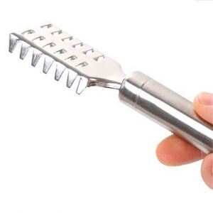 Brosse à écailles de poisson, grattoir à peau de poisson, outils de cuisine pour éliminer rapidement les écailles, couteau à poisson, éplucheur, outils pour fruits de mer - Product Image 5