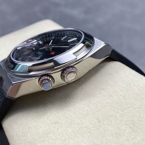 Montre de luxe haut de gamme en acier inoxydable, style professionnel, simple, avec calendrier à aiguilles, mouvement mécanique, verre saphir, 30 bars - Product Image 6