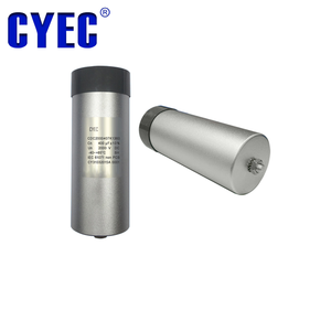 קבל אחסון אנרגיה של צ'וניוואן CDC <span class=keywords><strong>DC</strong></span>, 400µF 2000VDC, עמיד בפני זרם גבוה ומתח גבוה, מעטפת אלומיניום גלילית - Product Image 2