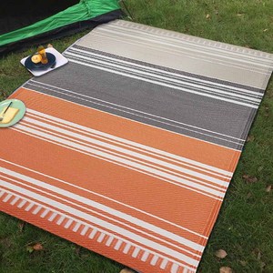 Hot-selling Custom logo Waterproof Reversible <strong>Round</strong> or Rectangle Beach Mat Camping <strong>Rug</strong> Outdoor Carpet <strong>Large</strong> Area <strong>Rugs</strong> - Product Image 5