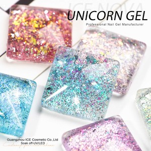 <span class=keywords><strong>Esmalte</strong></span> <span class=keywords><strong>de</strong></span> Gel ICE NOVA Unicornio con Efecto Brillante, Gel Brillante Superbrillante en 20 Colores, Marca Privada OEM, <span class=keywords><strong>Esmalte</strong></span> <span class=keywords><strong>de</strong></span> Gel UV Brillante Queen - Product Image 2