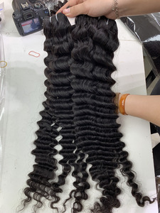 Paquet de cheveux bouclés afro crépus birmans Extensions de cheveux humains vietnamiens crus à cuticule alignée Double trame cheveux crus vietnamiens - Product Image 2