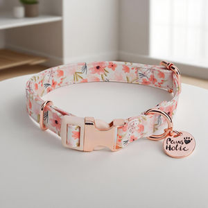 Collier de chien personnalisé en coton doux imprimé de luxe Design élégant Lumières durables modernes Vente en gros OEM ODM Chine - Product Image 1