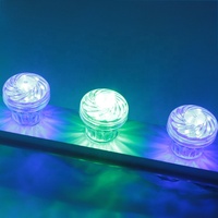 Lampe led rgb contrôlable par application mobile, lumière à couleur changeante, éclairage de loisir programmable, vente d'usine, e14