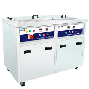 720L doble Industrial ranura limpiador ultrasónico secado enjuague poder ajustar molde aceite Metal óxido desengrasado baño máquina de limpieza