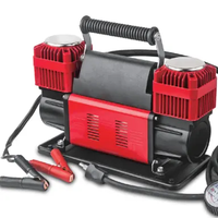Double Cylindres Robuste 300L/min Voitures 150 PSI Pompe À Air Portable 12v Compresseur D'air De Voiture Gonfleur De Pneu Portable