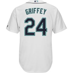 Seattle Mariners White Youth Cool Base Jersey 24 Griffey Vêtements de baseball anti-humidité - Product Image 1