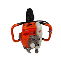 Tarière thermique 2 temps en acier inoxydable 63cc pour le déchaumage du sol, la plantation en verger et le creusement de trous pour poteaux