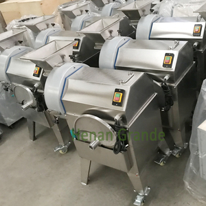 Machine industrielle à découper les légumes en dés (concombre, carotte), à trancher les oignons en rondelles et à couper le chou pour la restauration - Product Image 3