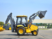 Machines de terrassement de haute qualité, haute charge, haute performance, chargeuse 7,8t XT870, chargeuse-pelleteuse avec tarière de 1m³, excavatrice de roche