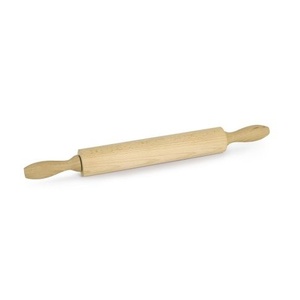 Rullo per impastare - rullo in legno con diametro di 4,4 cm e lunghezza di 43 cm, ideale per impastare e stendere la pasta con - Product Image 1