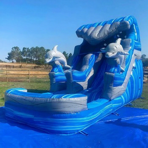 Tobogán Inflable de Grado Comercial, Parque Infantil al Aire Libre para Niños, Grandes Toboganes de Agua, Castillos Inflables, Tobogán Acuático - Product Image 1