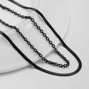 Nuevo Collar Negro de Moda Popular para Hombre y Mujer, Estilo Hip-Hop Oscuro, Joyería Clásica - Product Image 1