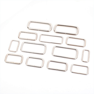Anillas Rectangulares Metálicas para Bolsos, Accesorios de Ferretería Duraderos, Tamaño Ajustable, Hecho en Zhejiang - Product Image 1