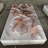 1220*2440mm Pvc Feuille de marbre étanche Pvc Uv Feuille de marbre Panneau mural Marbre Pvc Feuille