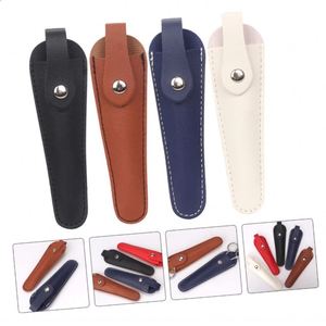 PU Leather Scissors Sheath Durable Scissors Protective Covers Scissor Sleeve for Barber Gift - Product Image 2