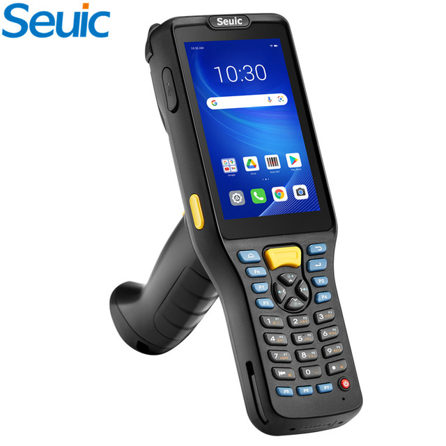 SEUIC AUTOID Q7 0.5 to 15 Meters Long Reading Distance Android Handheld Ocr Reader Mobile Data Collector Barcode Scanner PDA