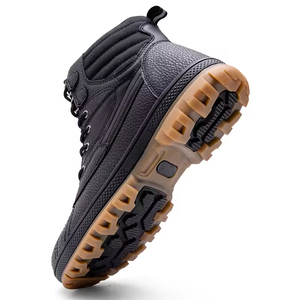 Botas de Senderismo de Cuero, Impermeables, Cómodas, de Alta Calidad, Antideslizantes, para Hombre y Mujer, Resistentes al Desgaste, para Nieve - Product Image 3