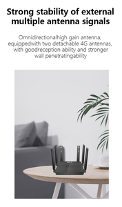 Roteador Wifi Portátil DNXT 5G com Slot para Cartão SIM, Capacidade de 4 WAN/LAN, 300Mbps, Firewall, Antena Destacável - Product Image 6