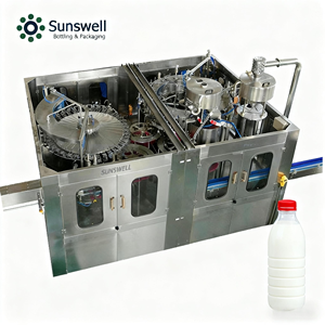 Máy chiết rót sữa tiệt trùng tự động + nhà máy đóng chai sữa hoàn toàn tự động-Máy chiết rót sữa cao cấp - Product Image 1