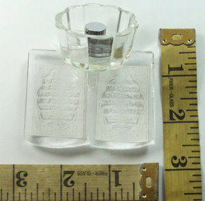 Mini soporte de mesa musulmán islámico para boda, regalo, MH-G0379 Quran de cristal - Product Image 4