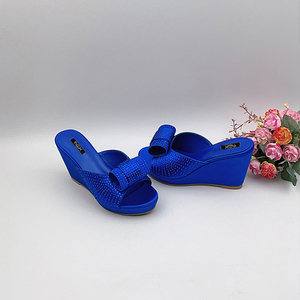 Sandali con tacco alto da <span class=keywords><strong>donna</strong></span> Y 37-42, nuovi, con strass, antiscivolo, con <span class=keywords><strong>zeppa</strong></span>, freschi per l'uso all'aperto, <span class=keywords><strong>ciabatte</strong></span> con tacco alto e suola spessa - Product Image 4