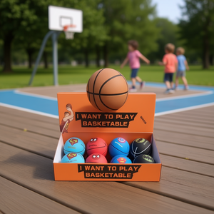 Jeu de basket-ball pour enfants de 2 à 4 ans, I Want To Play Basketable Jumping Ball TPE - Product Image 2