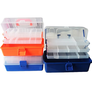 Caixa de Armazenamento de Iscas para Pesca Portátil por Atacado, 2 Camadas, 3 Camadas, com Alça - Product Image 5