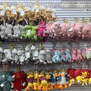 2022 ucuz doldurulmuş hayvan anahtarlık özel oyuncak peluş anahtarlık - Product Image 6