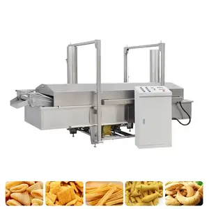 Línea de producción automática de aperitivos fritos Máquina extrusora de aperitivos fritos Línea de máquina de aperitivos fritos