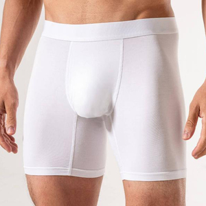 Caleçons boxeurs pour hommes CELINNE, best-seller, blancs, sans coutures, taille large, soyeux, doux pour la peau, légers, style Arabie Saoudite - Product Image 5