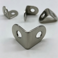Robuste Eisenwinkelhalterung 10x10mm Verchromt für Bettgestelle und Metallregal-Verbindungen