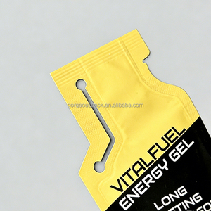 ถุงฟอยล์อลูมิเนียมแบบปิดผนึกสามด้าน MOQ ต่ำ สำหรับบรรจุเจลพลังงาน เครื่องดื่ม น้ำผลไม้ เยลลี่ รูปทรงขวดแบบไดคัท บรรจุภัณฑ์แบบซองสำหรับของเหลว - Product Image 6