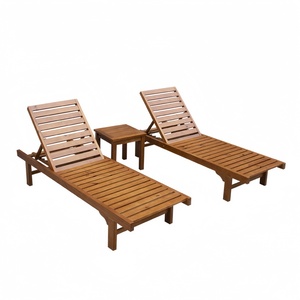 Silla de Playa de Madera Maciza, Tumbona de Teca para Exteriores, Muebles para Hotel, Villa, Patio, Terraza, <span class=keywords><strong>Piscina</strong></span>, Uso en Islas <span class=keywords><strong>Vacacionales</strong></span> - Product Image 2