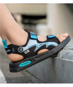 <span class=keywords><strong>Sandales</strong></span> de plage d'été à amorti hautement élastique pour garçons, plates et confortables pour enfants - Product Image 5