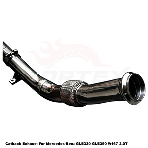 Vortex Global-Importer a choisi des tuyaux en acier inoxydable pour Mercedes-Benz GLE320 GLE350 W167 2.0T - Product Image 6