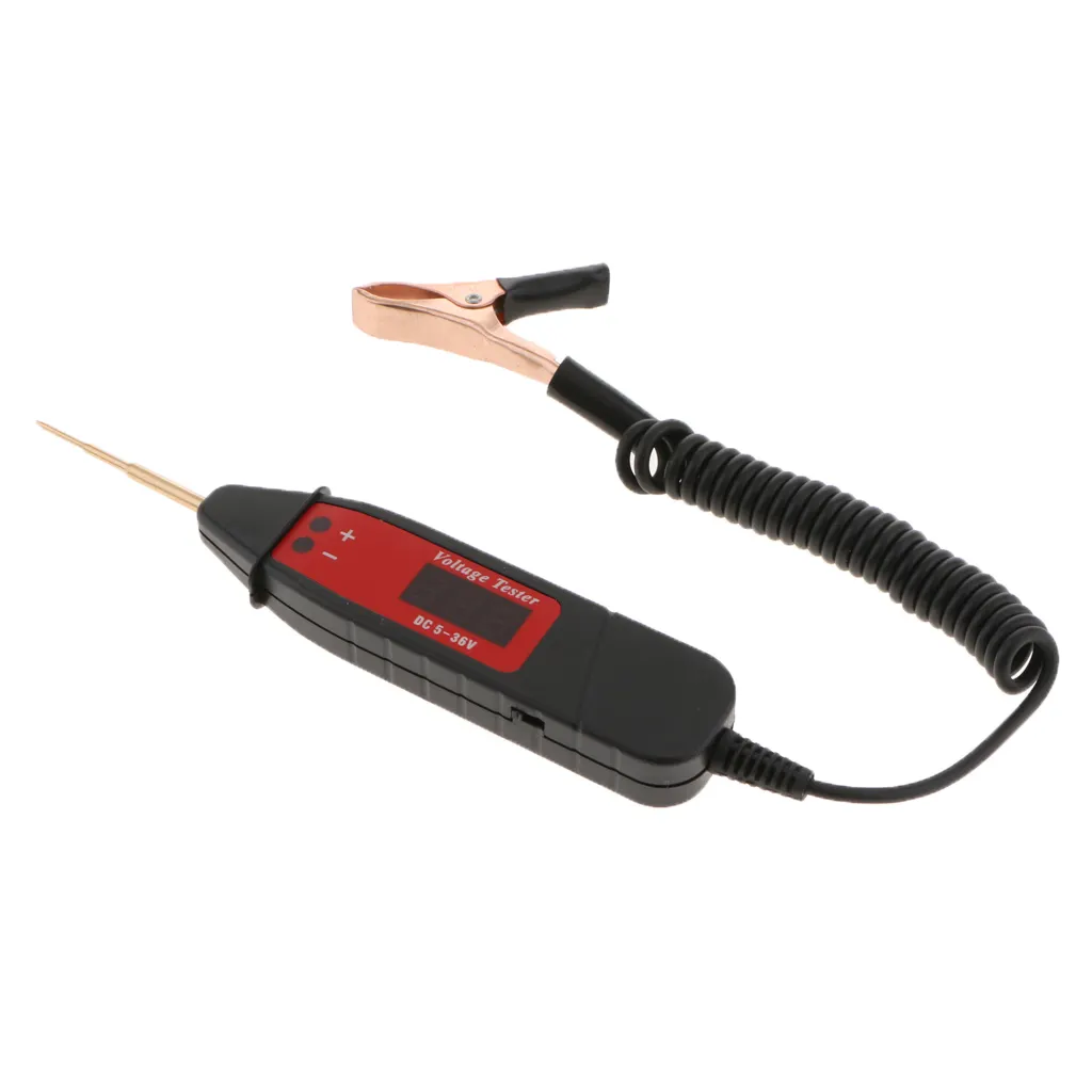 Universal 5-36V LCD Digital Circuit Tester Voltage Meter Pen Car Circuit Scanner Power Probe Automotive Diagnostic Tool