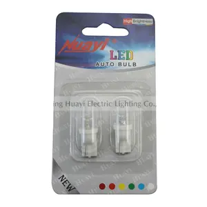 Automotive Blister card packing bulb T10 WEDGE - C- 1LED, dashboard light led lamp