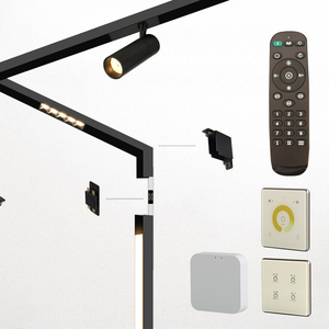 2.4g RF Remote Controller <strong>Wifi</strong> <strong>Enable</strong> Led 20w <strong>Rgbw</strong> Magnetic <strong>Track</strong> Light With <strong>Rotating</strong> Angle 24 60 350 Degree - Product Image 1