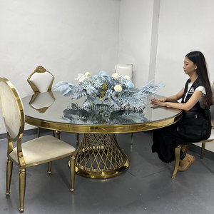 Design moderne <span class=keywords><strong>de</strong></span> haute qualité SMOOTHSilver <span class=keywords><strong>Table</strong></span> à gâteau en acier inoxydable <span class=keywords><strong>Table</strong></span> <span class=keywords><strong>de</strong></span> mariage pour salle à manger pour hôtels - Product Image 6