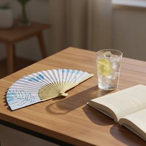 Abanicos Plegables Personalizados con Impresión, Elegantes y Sencillos Abanicos de Bambú, Ideales para Fiestas - Product Image 5