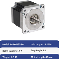 Contrôleur de moteur pas à pas hybride 2 phases 60V haute précision EMTECH avec moteurs pas à pas de 4,5 N.m